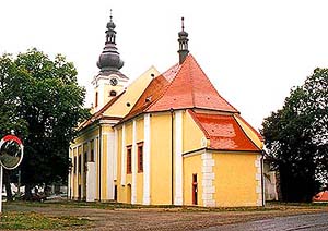 Church of Pilgrimage in Svatý Kámen, overview 
