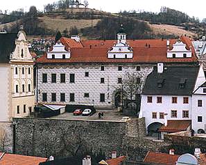 Horní 154, view from nothern side of the Church of St. Jošt 
