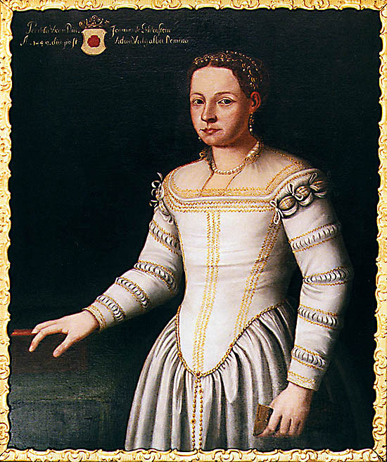 Portrait of Perchta von Rosenberg - White Lady
