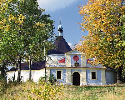 Chapel on Křížová hora (Cross Hill) in Český Krumlov, foto: Libor Sváček 
