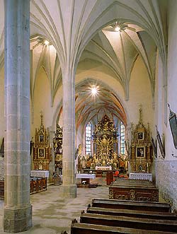 Kájov, Church of Pilgrimage, interior, foto: Libor Sváček 