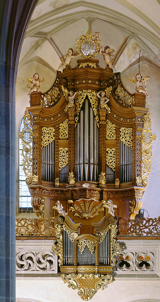 Kájov, Church of Pilgrimage, organ, foto: Libor Sváček