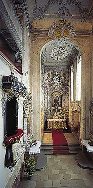 St.-Georgs-Kapelle auf dem Schloss Český Krumlov, Interieur, foto:  Libor Sváček 