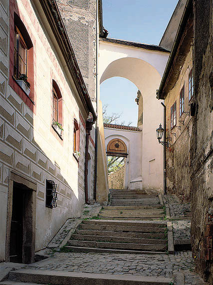 Castle steps in Český Krumlov, foto: Libor Sváček