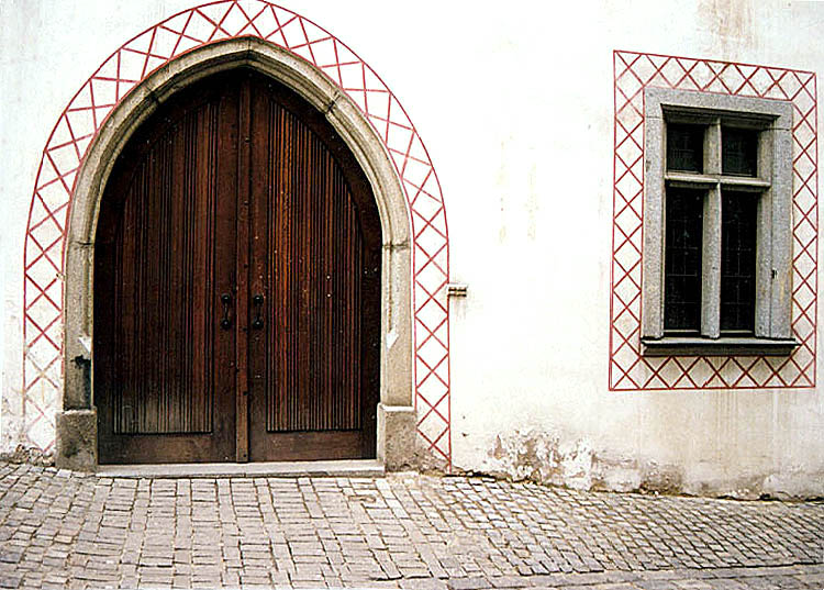 Kájovská no. 55, entrance portal