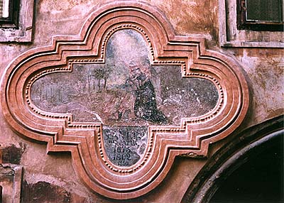 Panská Nr. 21, Exterieur, Freske 