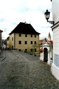 Horní no. 152, view from place where Horní (Upper) Gate stood 
