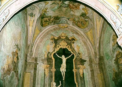 Karel Hrubeš, restored Chapel of the Resurrection in Church of St. Vitus in Český Krumlov 
