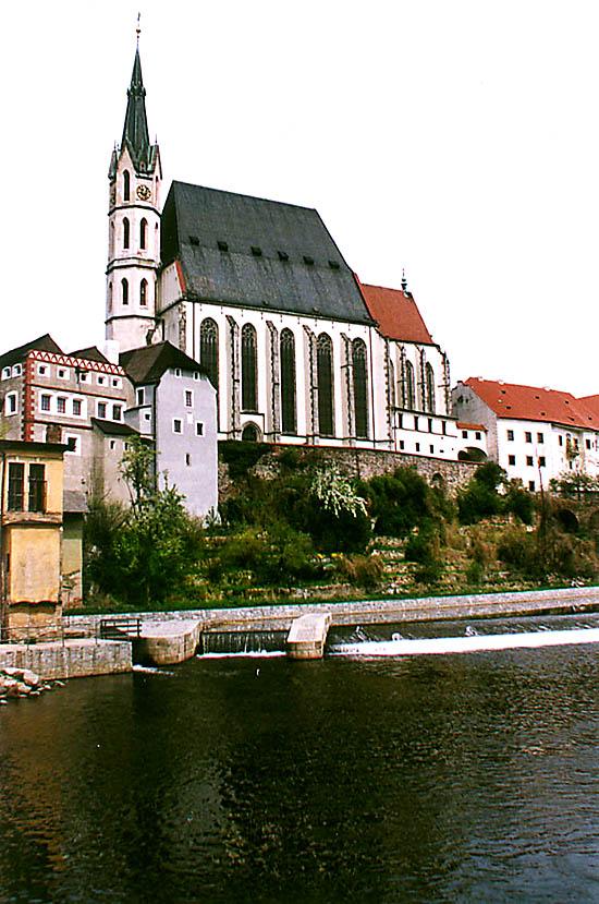 Church of St. Vitus in Český Krumlov, overview