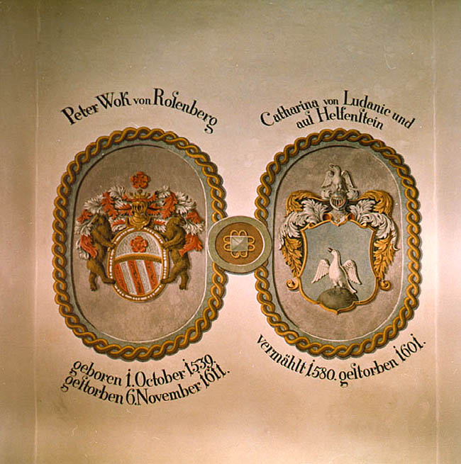 Coat-of-arms of Peter Wok von Rosenberg