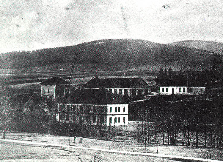 Železárna v Holubově - Adolfově - historické foto