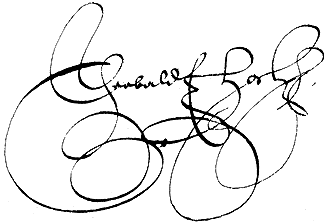 Theobald Hock from Zweibrucken, signature 