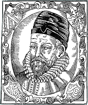 Petr Vok z Rožmberka, portrét z Diadochu Bartoloměje Paprockého, 1602 