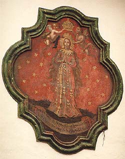 Kájovská no. 69, picture of the Madonna 