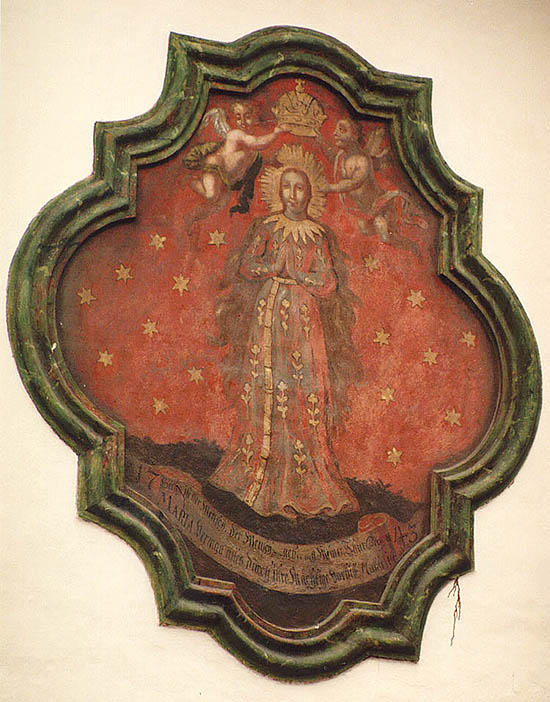 Kájovská no. 69, picture of the Madonna