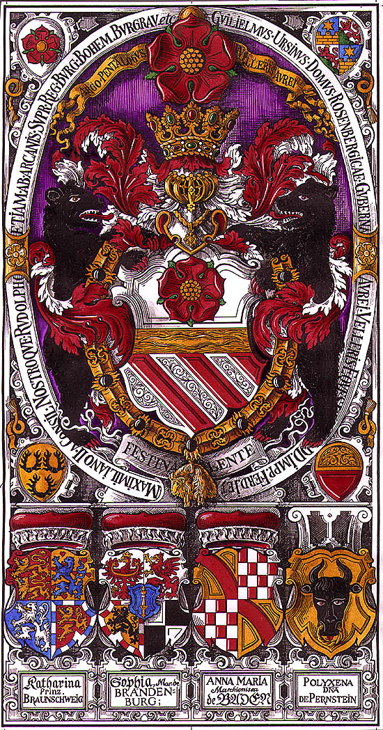 Wappen des Wilhelm von Rosenberg