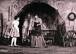 Revolving Auditorium in Český Krumlov, The Sinful Village of Dalskabát or Forgotten Devil, performance from 1969 