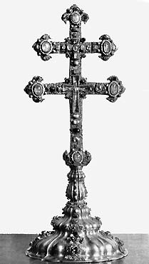 Záviš' cross from Vyšší Brod treasury 