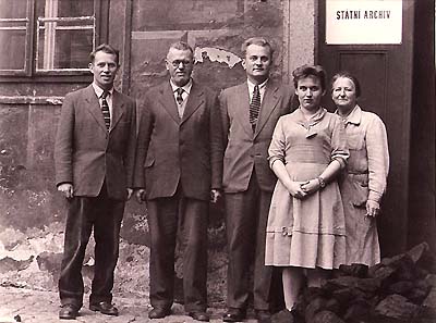 František Navrátil, Gruppenfoto - der zweite von links, foto:  J.Záloha 