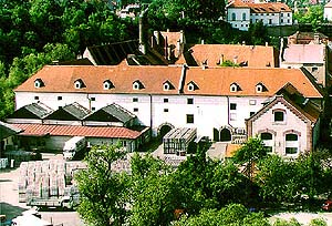 Eggenberg Brewery - view from Havraní rock cliffs 