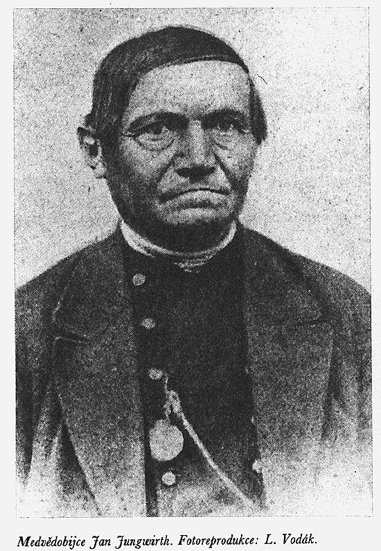 Bearhunter Stanislav Jungwirth, historical photo
