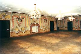 Hall of Prokyš in Horní no. 155, overview 
