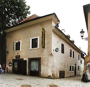 Parkán Nr. 102, Ansicht von der Radniční-Gasse (Rathausgasse) 