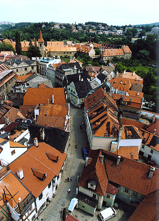 Latrán, view from tower of the Church of St. Jošt