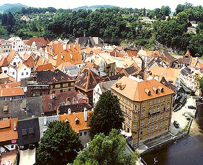 Český Krumlov architecture 