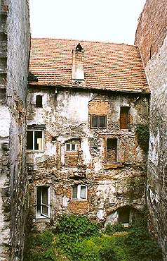 Radniční no. 28, rear section 