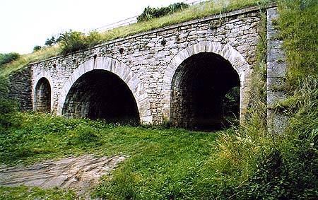 Railway viaduct in Dobrkovice near Český Krumlov 