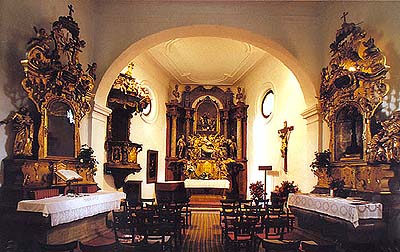 Chapel of St. Martin in Český Krumlov, interior 