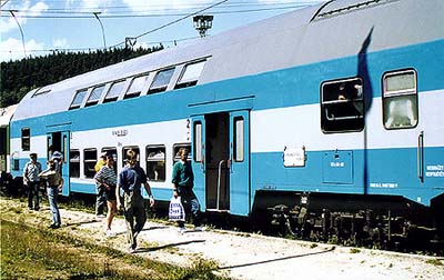 Electric railways Pond - Lipno, wagon for transporting passengers 
