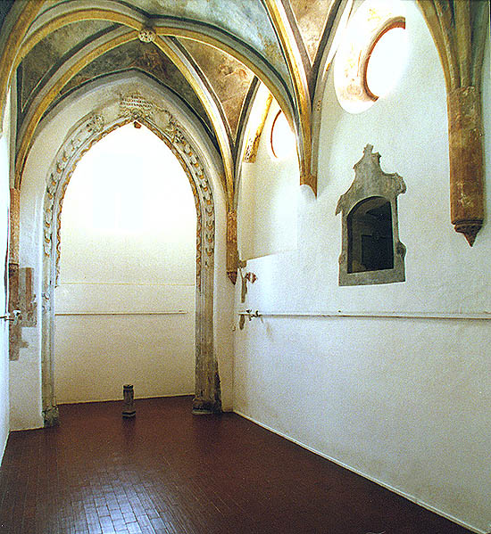 Monastery Zlatá Koruna, chapel of the Guardian Angels, vault