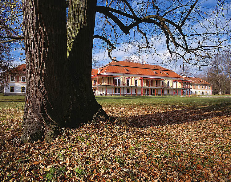 Schloss Červený Dvůr, Herbststimmung, foto:  Libor Sváček