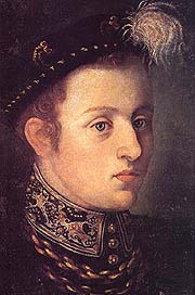 Vilém z Rožmberka, portrét v jinošském věku 
