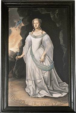Perchta von Rosenberg, portrait 