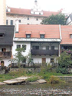 Parkán Nr. 116, Ansicht vom Fluss Vltava (Moldau) 