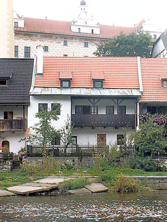 Parkán no. 116, view from the Vltava River