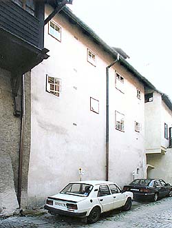 Masná Nr. 132, Ansicht von der Parkán-Gasse 