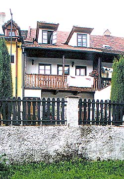 Parkán Nr. 109,  Ansicht vom Fluss Vltava (Moldau) 