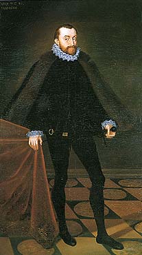 Petr Vok z Rožmberka, portrét v životní velikosti 