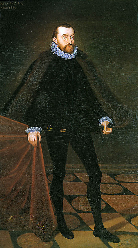 Peter Wok von Rosenberg, Porträt in der Lebensgröße