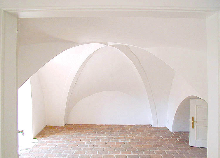 Latrán č. p. 6, bývalý kostel sv. Jošta ve městě Český Krumlov, renovované interiéry, foto: Lubor Mrázek