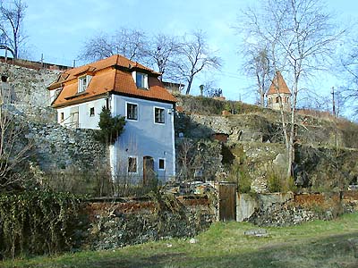 Stadt Český Krumlov, das Häuschen, in dem Egon Schiele lebte, Foto: Lubor Mrázek 