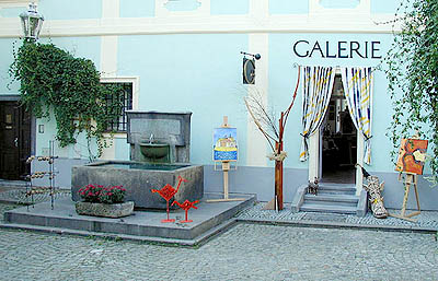 Latrán no. 13, fountain on the building´s courtyard, foto: Lubor Mrázek 