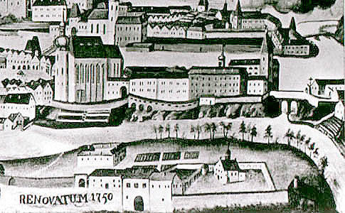 Jezuitská zahrada v Českém Krumlově v 18. století - město pod ochranou sv. Františka Saleského