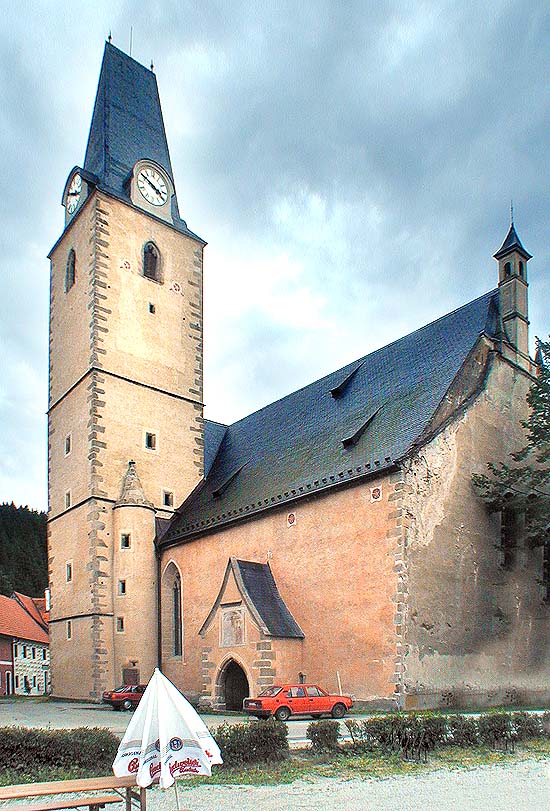 Farní kostel v Rožmberku nad Vltavou, foto: Lubor Mrázek
