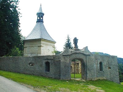 Kaple na konci křížové cesty z Rožmberka nad Vltavou na Studenec, foto: Lubor Mrázek 