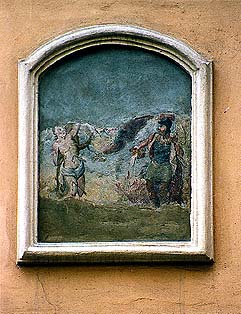 Parkán Nr. 119, Exterieur, Freske 